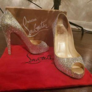 Christian Louboutin Very Prive Wedding Shoes White
